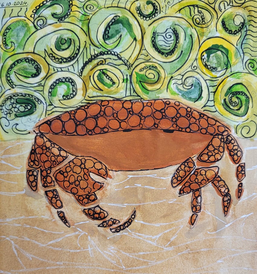 Year 7 Marine Art